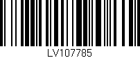 Código de barras (EAN, GTIN, SKU, ISBN): 'LV107785'