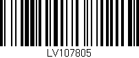 Código de barras (EAN, GTIN, SKU, ISBN): 'LV107805'