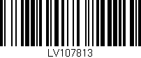 Código de barras (EAN, GTIN, SKU, ISBN): 'LV107813'