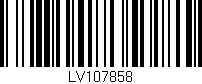 Código de barras (EAN, GTIN, SKU, ISBN): 'LV107858'