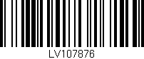 Código de barras (EAN, GTIN, SKU, ISBN): 'LV107876'