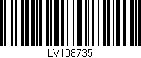 Código de barras (EAN, GTIN, SKU, ISBN): 'LV108735'