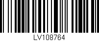 Código de barras (EAN, GTIN, SKU, ISBN): 'LV108764'