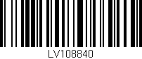Código de barras (EAN, GTIN, SKU, ISBN): 'LV108840'