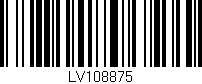 Código de barras (EAN, GTIN, SKU, ISBN): 'LV108875'