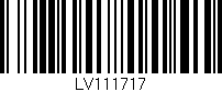 Código de barras (EAN, GTIN, SKU, ISBN): 'LV111717'