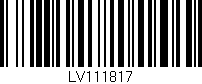 Código de barras (EAN, GTIN, SKU, ISBN): 'LV111817'