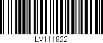 Código de barras (EAN, GTIN, SKU, ISBN): 'LV111822'