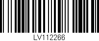 Código de barras (EAN, GTIN, SKU, ISBN): 'LV112266'