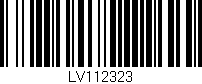 Código de barras (EAN, GTIN, SKU, ISBN): 'LV112323'