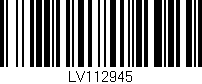 Código de barras (EAN, GTIN, SKU, ISBN): 'LV112945'