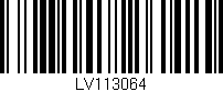 Código de barras (EAN, GTIN, SKU, ISBN): 'LV113064'