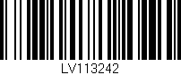 Código de barras (EAN, GTIN, SKU, ISBN): 'LV113242'