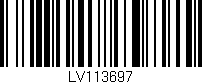 Código de barras (EAN, GTIN, SKU, ISBN): 'LV113697'