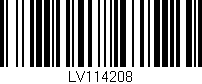 Código de barras (EAN, GTIN, SKU, ISBN): 'LV114208'