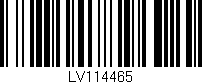 Código de barras (EAN, GTIN, SKU, ISBN): 'LV114465'