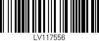 Código de barras (EAN, GTIN, SKU, ISBN): 'LV117556'