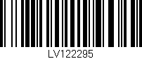 Código de barras (EAN, GTIN, SKU, ISBN): 'LV122295'