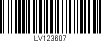 Código de barras (EAN, GTIN, SKU, ISBN): 'LV123607'