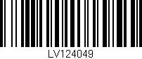 Código de barras (EAN, GTIN, SKU, ISBN): 'LV124049'