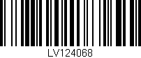 Código de barras (EAN, GTIN, SKU, ISBN): 'LV124068'