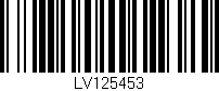 Código de barras (EAN, GTIN, SKU, ISBN): 'LV125453'