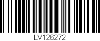 Código de barras (EAN, GTIN, SKU, ISBN): 'LV126272'