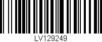 Código de barras (EAN, GTIN, SKU, ISBN): 'LV129249'