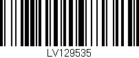 Código de barras (EAN, GTIN, SKU, ISBN): 'LV129535'