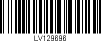 Código de barras (EAN, GTIN, SKU, ISBN): 'LV129696'
