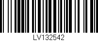 Código de barras (EAN, GTIN, SKU, ISBN): 'LV132542'