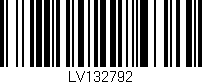 Código de barras (EAN, GTIN, SKU, ISBN): 'LV132792'