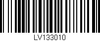 Código de barras (EAN, GTIN, SKU, ISBN): 'LV133010'