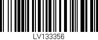 Código de barras (EAN, GTIN, SKU, ISBN): 'LV133356'