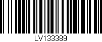 Código de barras (EAN, GTIN, SKU, ISBN): 'LV133389'