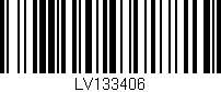 Código de barras (EAN, GTIN, SKU, ISBN): 'LV133406'