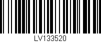 Código de barras (EAN, GTIN, SKU, ISBN): 'LV133520'