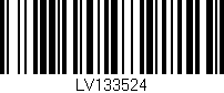 Código de barras (EAN, GTIN, SKU, ISBN): 'LV133524'