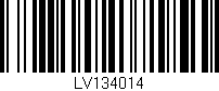 Código de barras (EAN, GTIN, SKU, ISBN): 'LV134014'