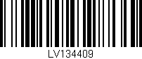 Código de barras (EAN, GTIN, SKU, ISBN): 'LV134409'