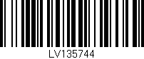 Código de barras (EAN, GTIN, SKU, ISBN): 'LV135744'