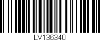 Código de barras (EAN, GTIN, SKU, ISBN): 'LV136340'