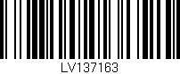 Código de barras (EAN, GTIN, SKU, ISBN): 'LV137163'