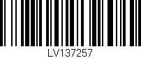 Código de barras (EAN, GTIN, SKU, ISBN): 'LV137257'