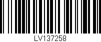 Código de barras (EAN, GTIN, SKU, ISBN): 'LV137258'