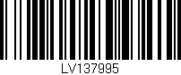 Código de barras (EAN, GTIN, SKU, ISBN): 'LV137995'