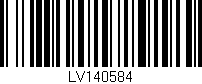 Código de barras (EAN, GTIN, SKU, ISBN): 'LV140584'