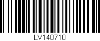 Código de barras (EAN, GTIN, SKU, ISBN): 'LV140710'