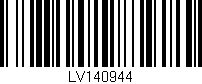 Código de barras (EAN, GTIN, SKU, ISBN): 'LV140944'
