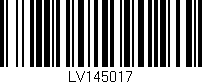Código de barras (EAN, GTIN, SKU, ISBN): 'LV145017'
